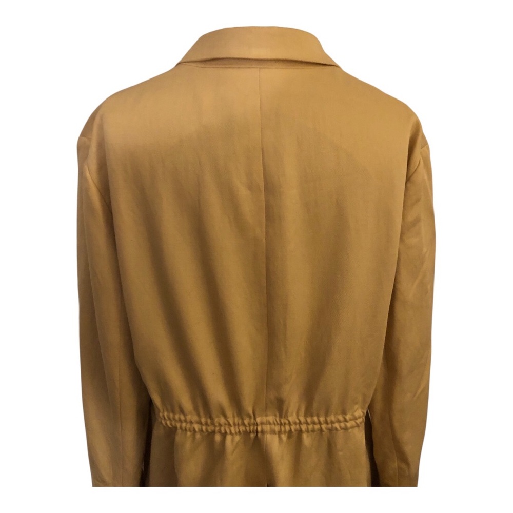 M.M. LaFleur Drawstring Waist Pale Yellow Blazer Size 12 - Picture 11 of 16